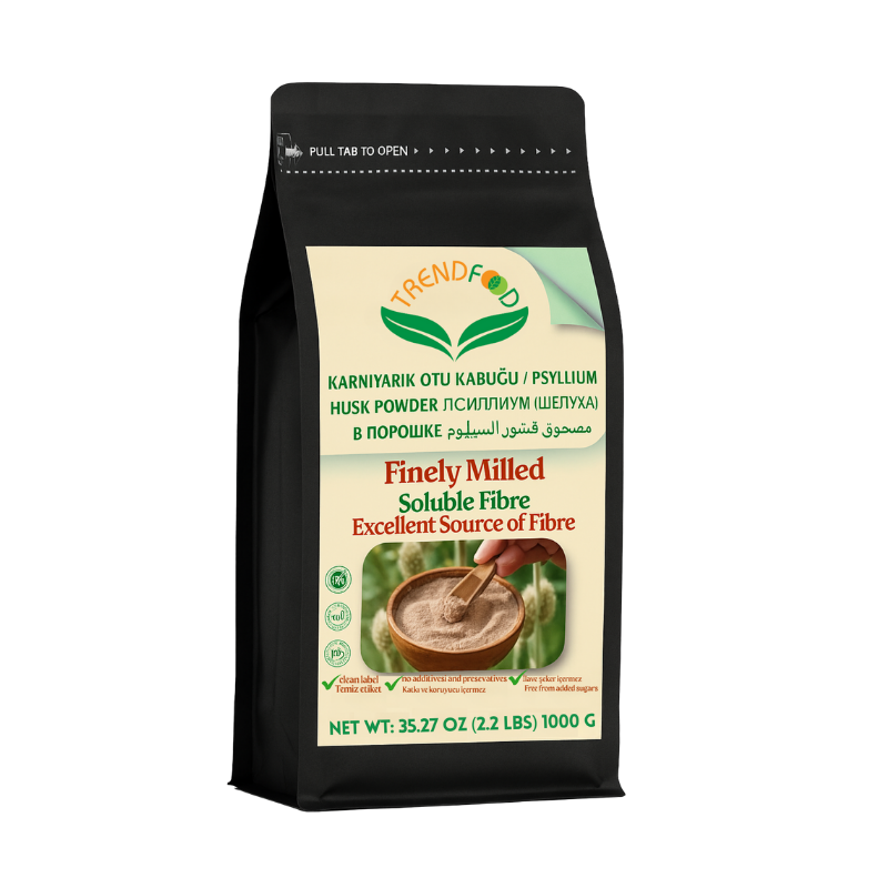 Psyllium Husk Powder 1 kg (Karnıyarık Otu Kabuğu Tozu %98 Lif)
