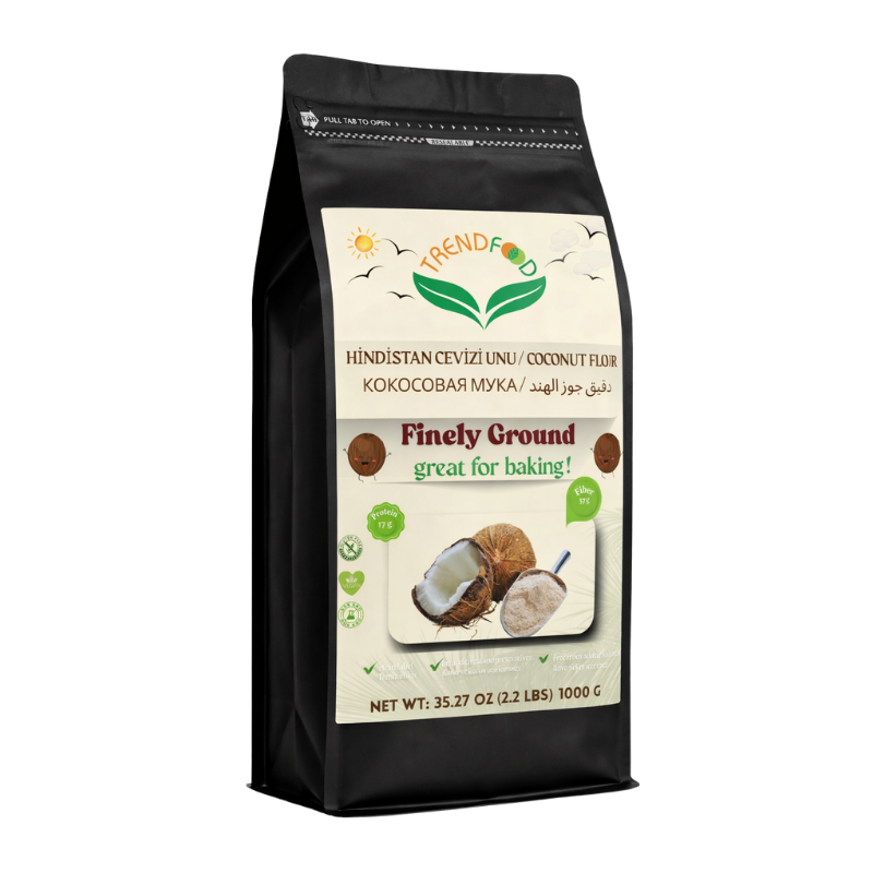 Doğal Hindistan Cevizi Unu (İnce Çekim) 1 kg | Glutensiz, Yüksek Lif ve Protein