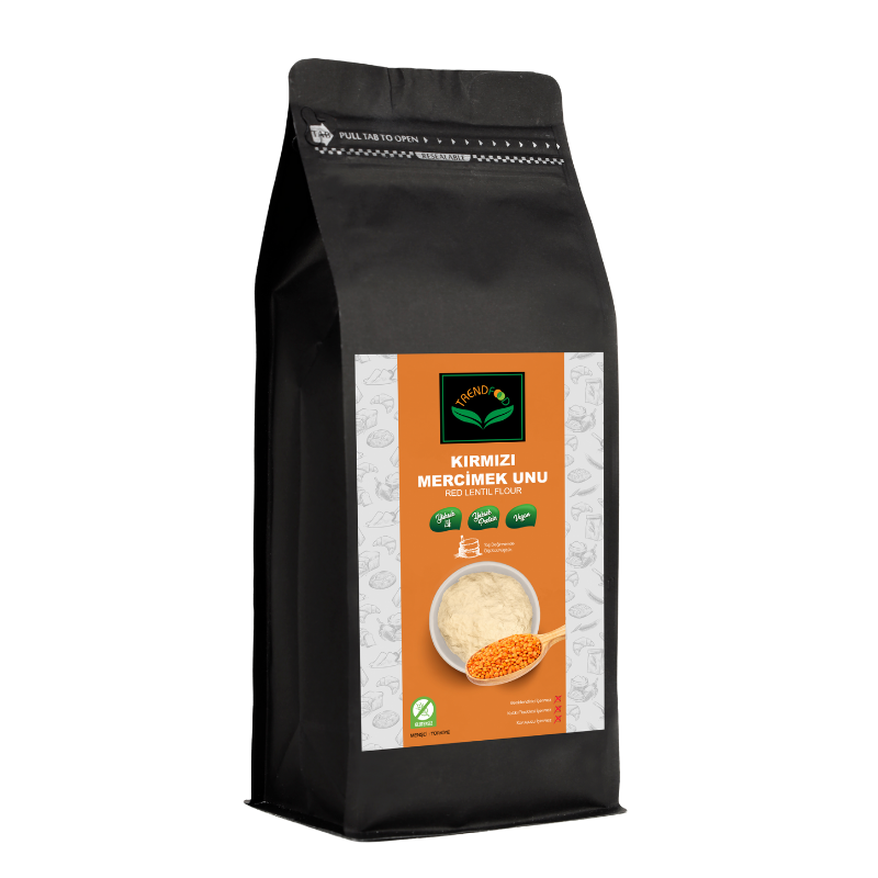 Doğal Kırmızı Mercimek Unu 1 kg | Glutensiz & Katkısız