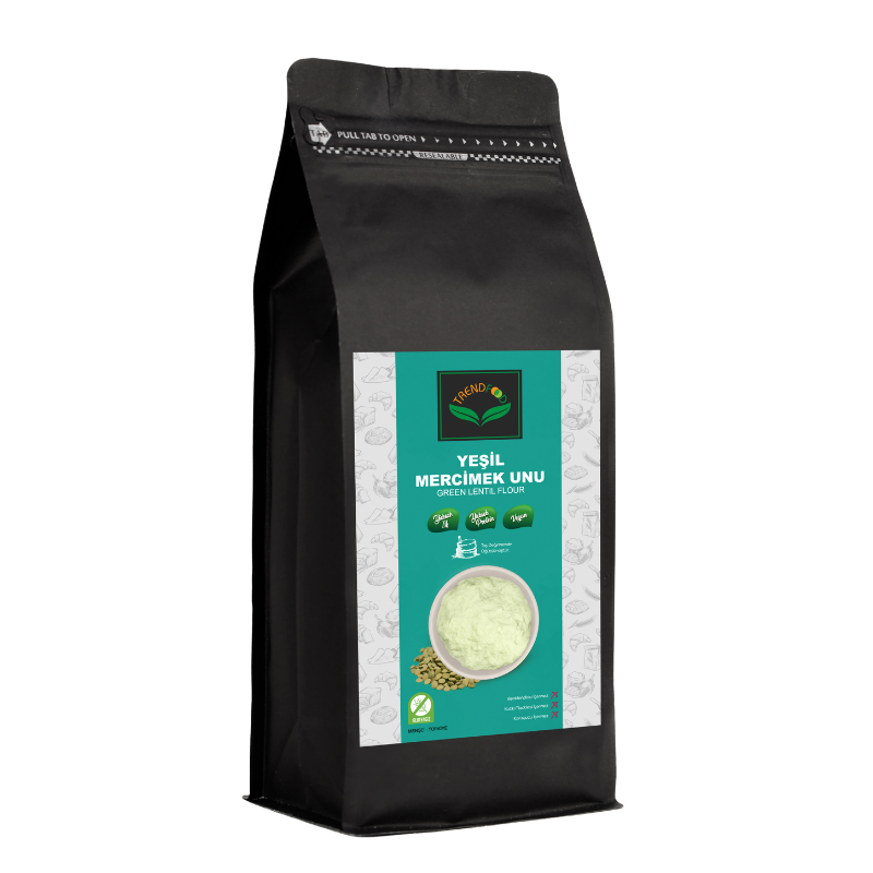 Doğal Yeşil Mercimek Unu 1 kg | Glutensiz Katkısız