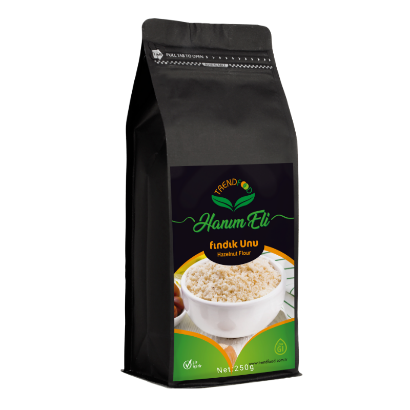 %100 Doğal Çiğ Beyaz Kabuksuz Fındık Unu 250 g | Glutensiz & Katkısız