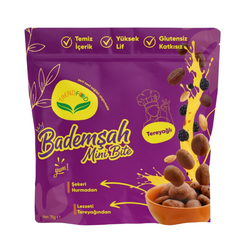 Glutensiz badem kurabiyesi 75 g