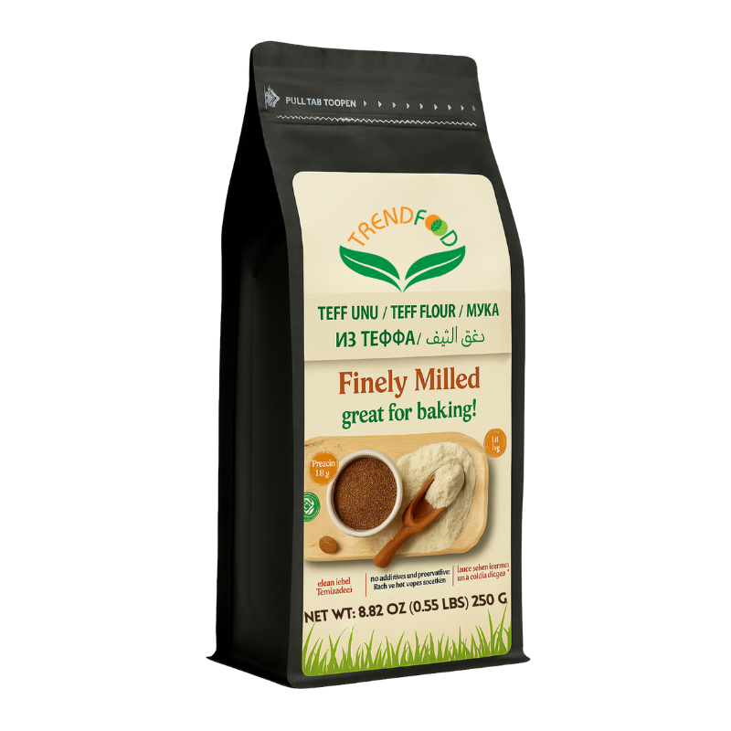 Teff Unu 250 g Glutensiz & Katkısız | Yüksek Lif & Protein | Vegan