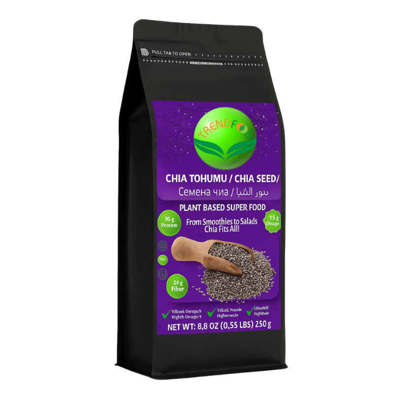 Chia Tohumu | 250 g | Yüksek Lif & Omega‑3 İçerikli | Süper Gıda