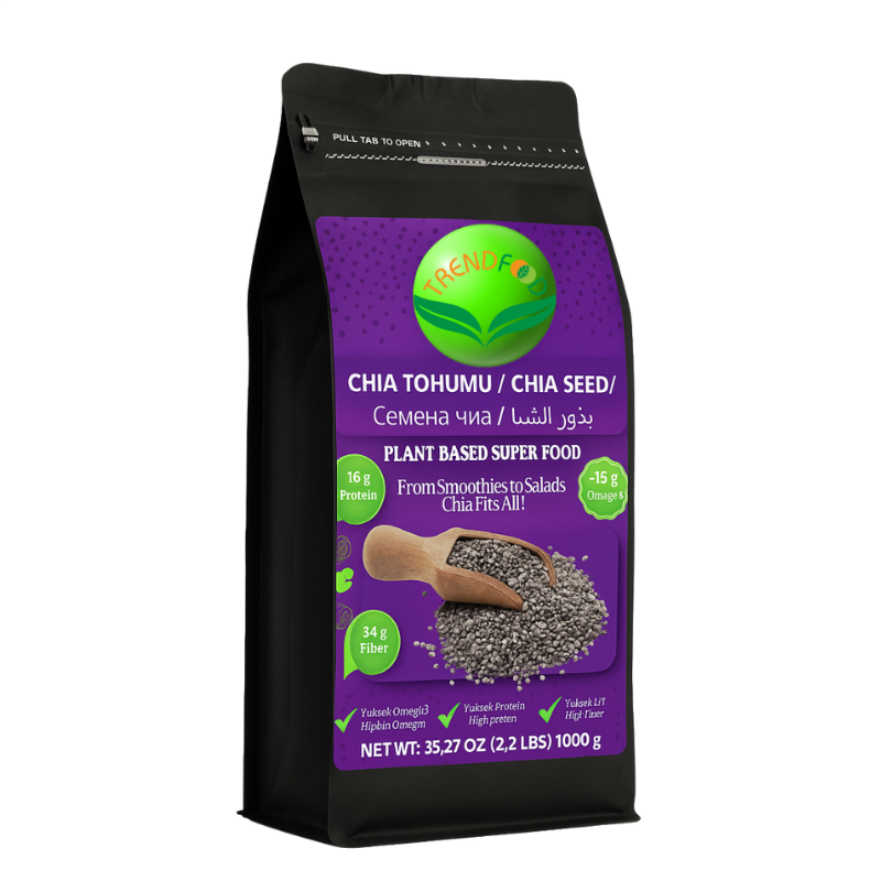 Chia Tohumu | 1 kg | Yüksek Lif & Omega‑3 İçerikli | Süper Gıda